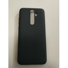 Чохол накладка для Xiaomi Note 8 Pro Spigen Чорний.