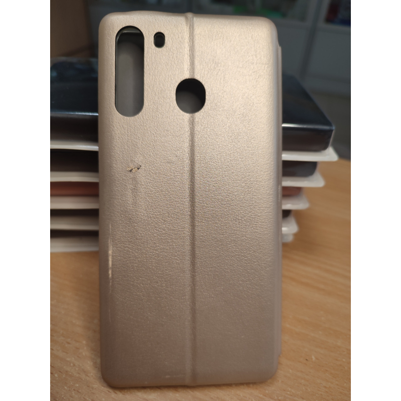 Чохол-книжка Level for SM A21 (A215) Gold