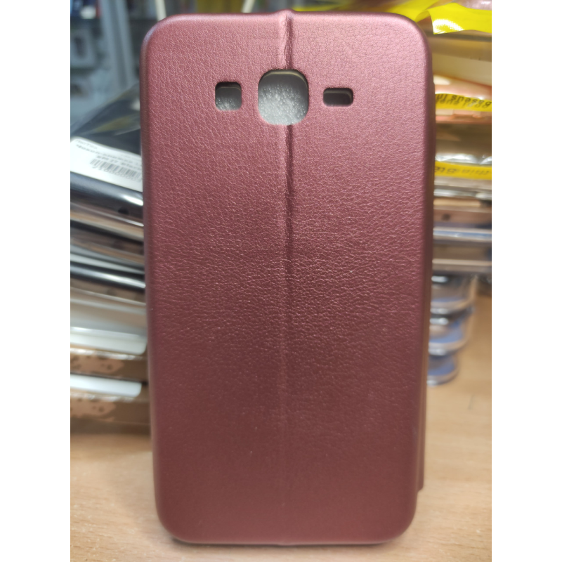 Чохол-книжка Level for SM J7 2016 (J710) Marsala