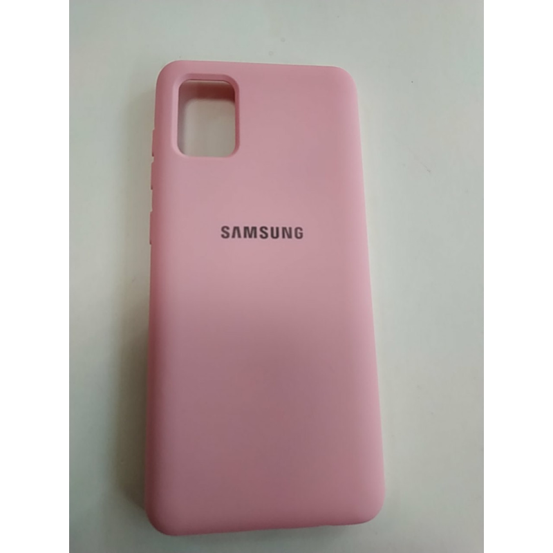 Чохол накладка для Samsung A31 силікон кейс Рожевий Чохол накладка для Samsung A31 силікон кейс Рожевий
