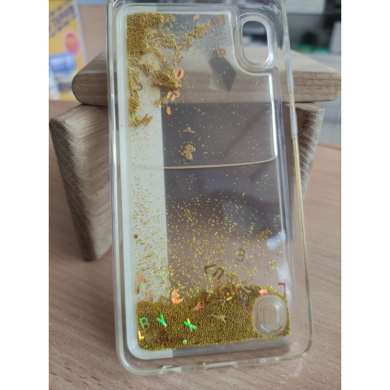 Чохол накладка для Samsung A10 akvarium золотий колір