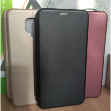 Чохол книжка  Level Редмі Ноте 9 про  бордовий