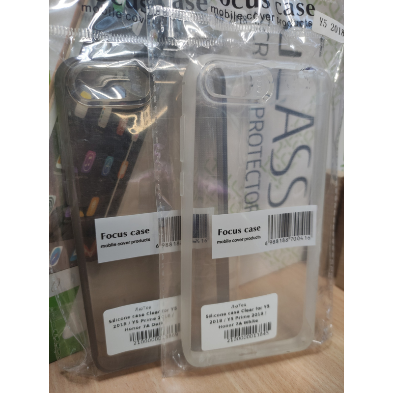 Чохол для Huawei Y5 2018 прозорій Чохол для Huawei Y5 2018 прозорій