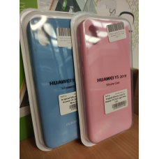 Чохли силікон кейс Huawei Y5 2019 блакитний,рожевий