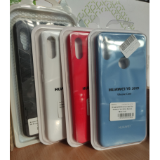 Чохли силікон кейс Huawei Y6 2019 білий,червоний, блакитний
